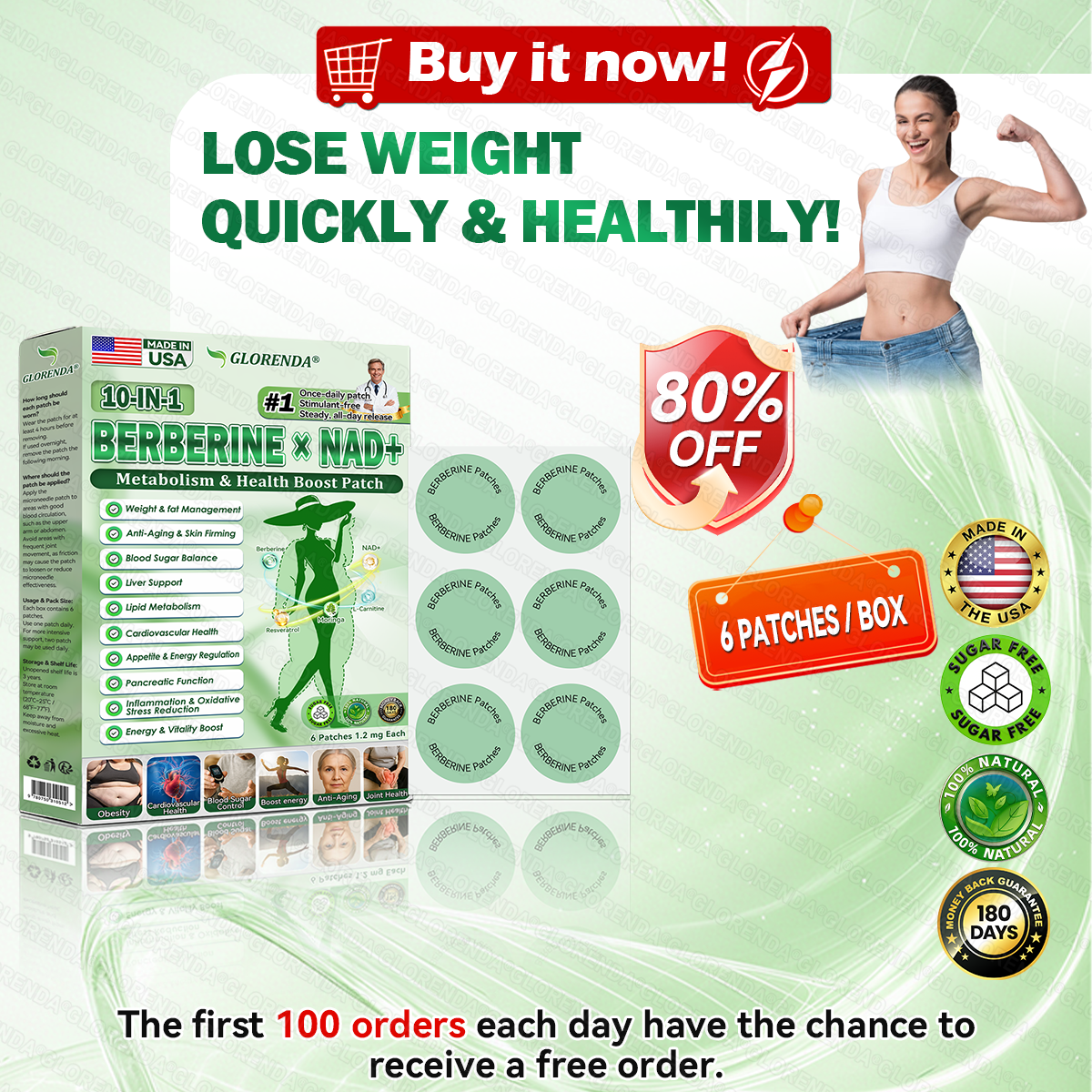 Quality Tested & Verified 👩‍⚕️💃𝐆𝐋𝗢𝗥𝗘𝗡𝗗𝑨® 𝗕𝗲𝗿𝗯𝗲𝗿𝗶𝐧𝐞 𝐌𝐮𝐥𝗹𝘁𝗶-𝗣𝗮𝘁𝙝𝙬𝙖𝙮 𝙈𝒆𝒕𝒂𝒃𝒐𝒍𝐢𝐜 𝐏𝐚𝐭𝗰𝗵🇺🇸(𝐉𝐮𝐬𝐭 𝐨𝐧𝐜𝐞 𝐚 𝐝𝐚𝐲, 𝐯𝐢𝐬𝐢𝐛𝐥𝐞 𝐜𝐡𝐚𝐧𝐠𝐞𝐬 𝐢𝐧 𝟕 𝐝𝐚𝐲𝐬） ✅ 𝐅𝐨𝐫 𝐨𝐛𝐞𝐬𝐢𝐭𝐲, 🅛🅞🅞🅢🅔 🅢🅚🅘🅝,𝐝𝐢𝐚𝐛𝐞𝐭𝐞𝐬, 𝐬𝐥𝐞𝐞𝐩 𝐚𝐩𝐧𝐞𝐚, 𝐣𝐨𝐢𝐧𝐭 𝐢𝐬𝐬𝐮𝐞𝐬, 𝐚𝐧𝐝 𝐦𝐨𝐫𝐞